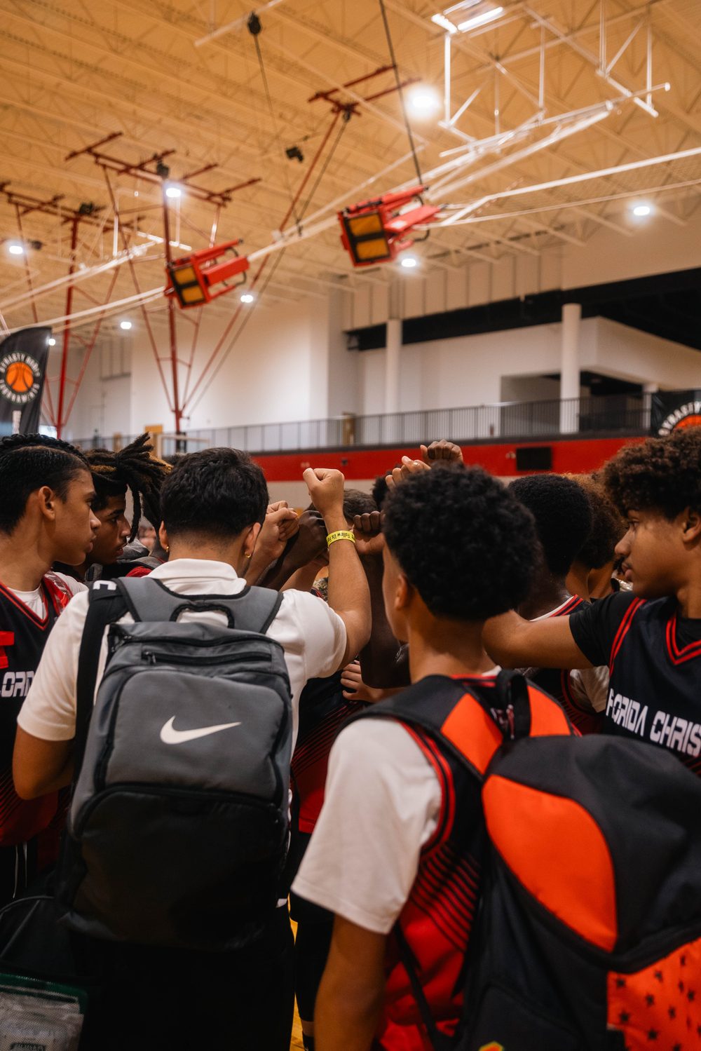 FCE huddle